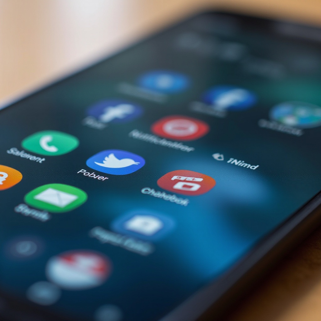 ikon notifikasi android simbol telepon samsung