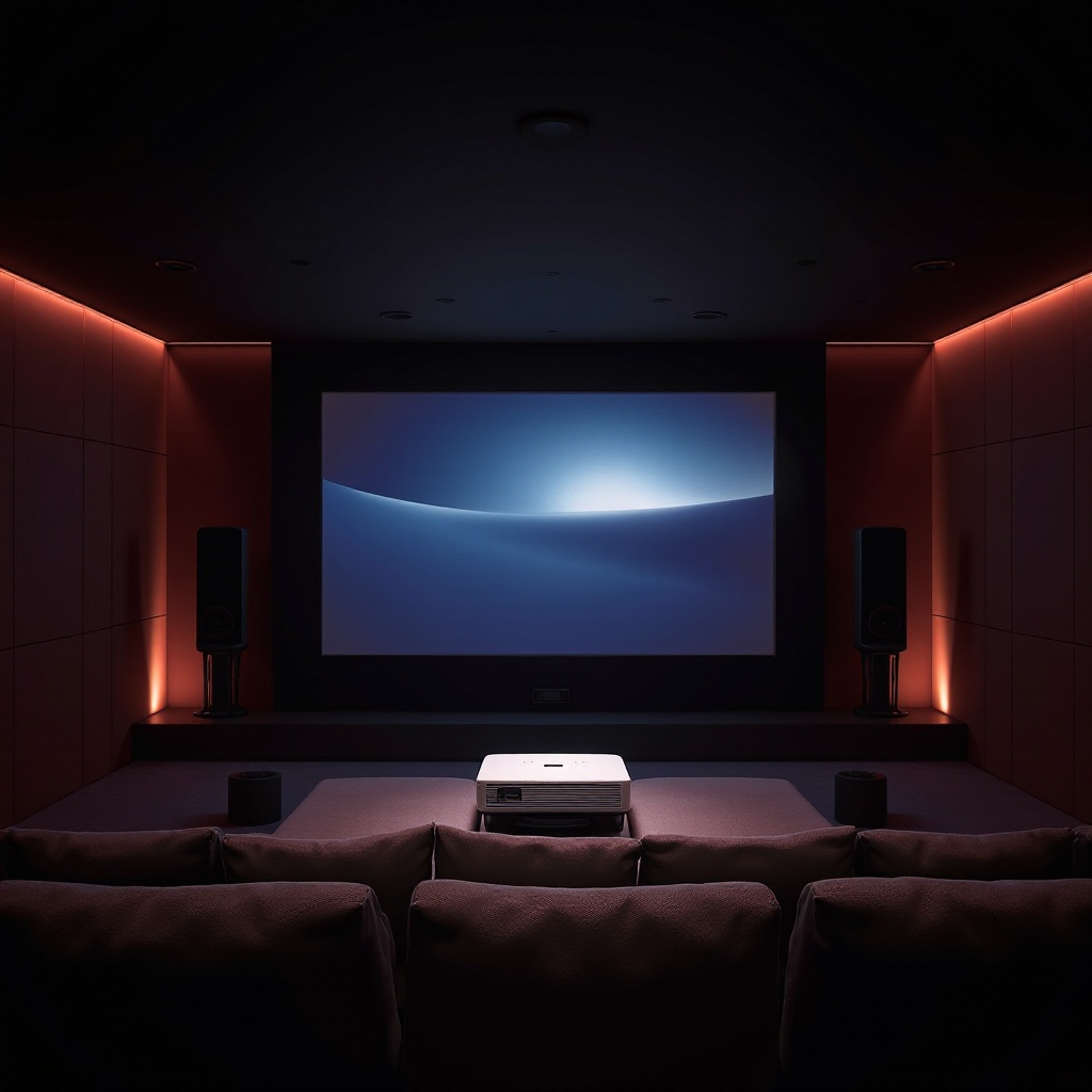 没入型サウンドの高級プロジェクター