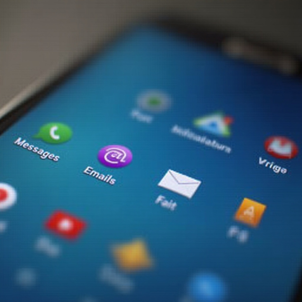 ไอคอนการแจ้งเตือน สัญลักษณ์โทรศัพท์ซัมซุง Android