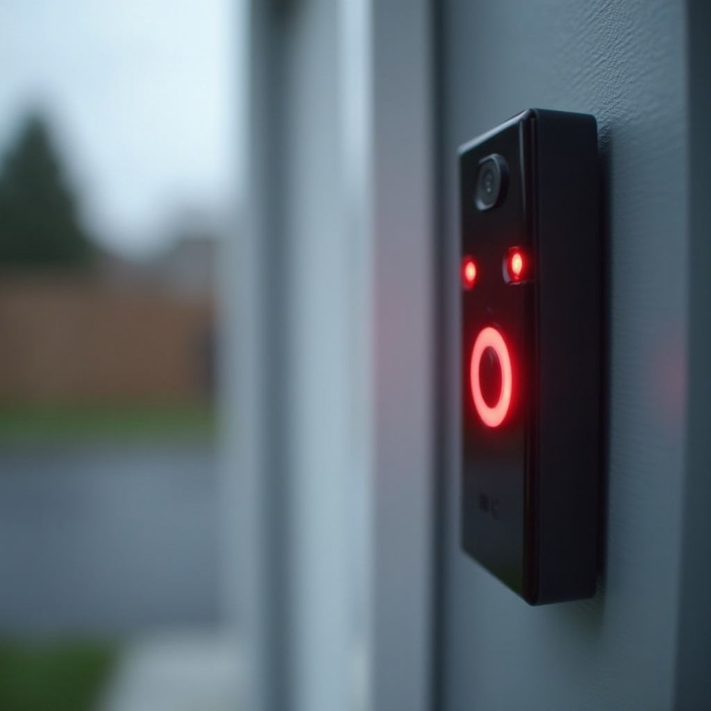 apa arti 4 lampu merah pada bel pintu ring