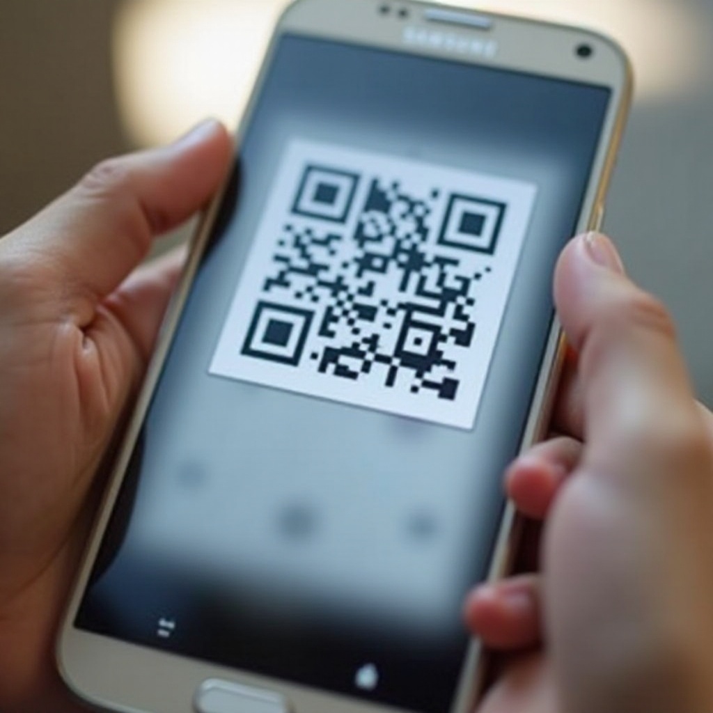 mengapa ponsel samsung saya tidak bisa memindai kode QR?