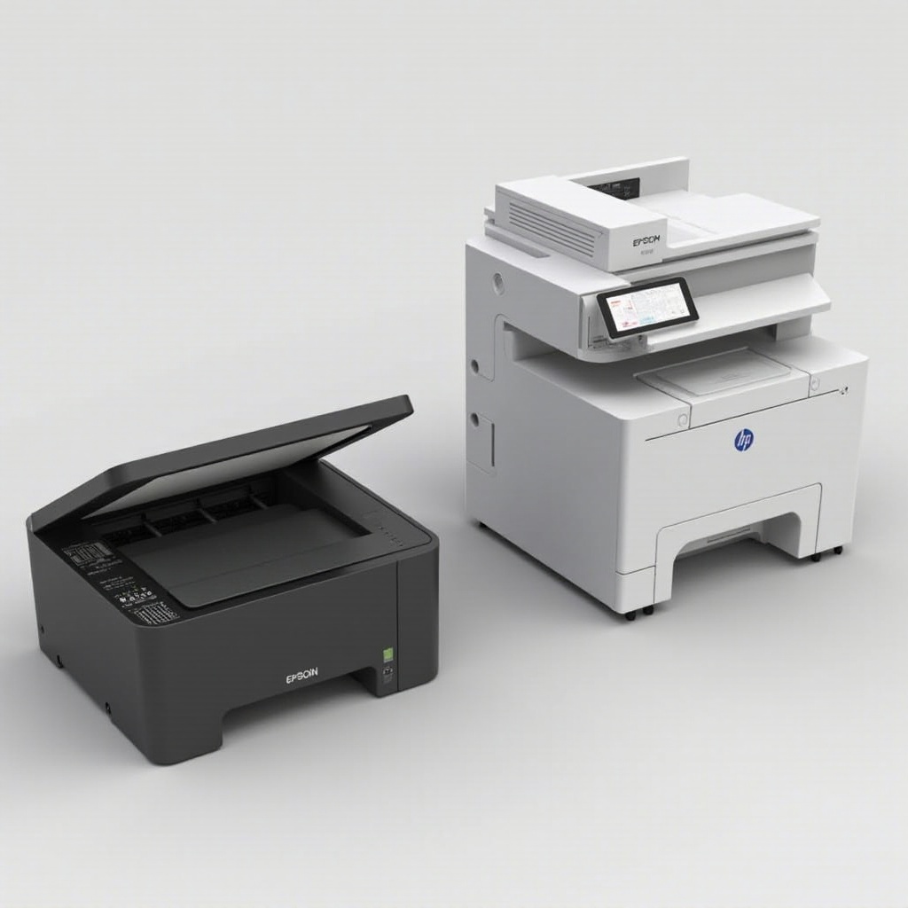 epson vs hp printer tangki