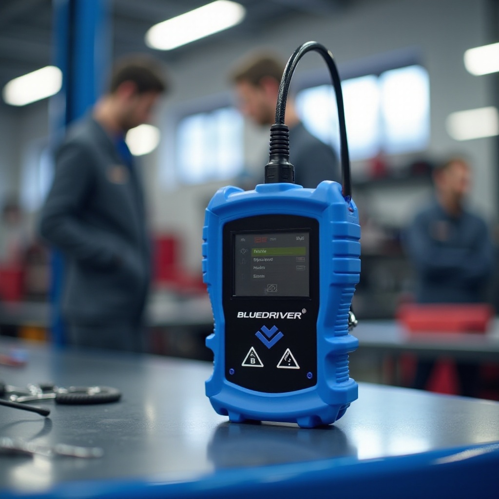 ulasan pemindai pengemudi biru