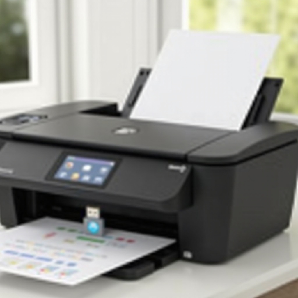 USBフラッシュドライブポート付きプリンター