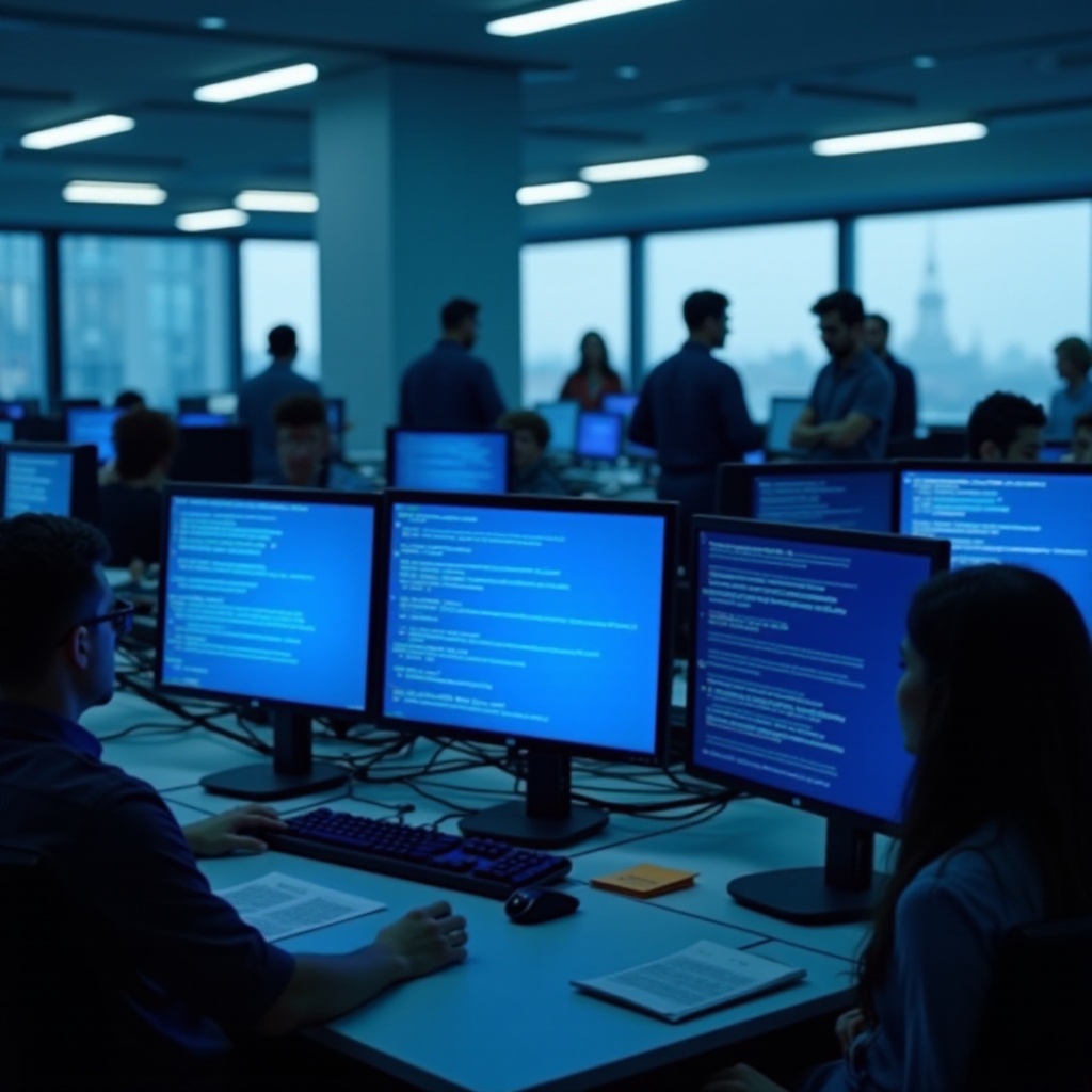 Windows blue screen (BSOD) CrowdStrike