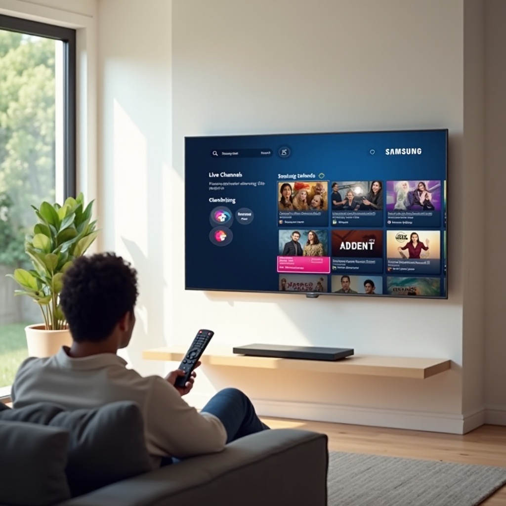 cara mendapatkan samsung tv plus di samsung tv saya