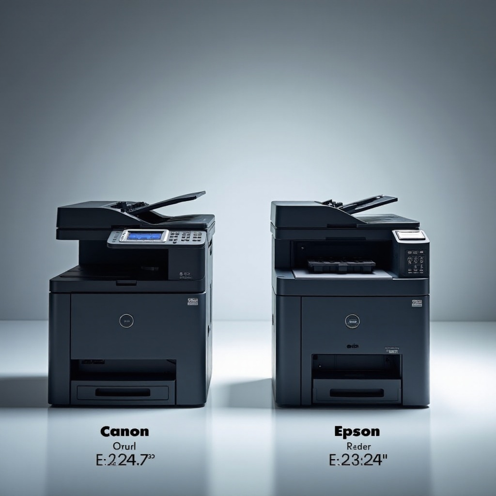 canon vs epson printer tangki