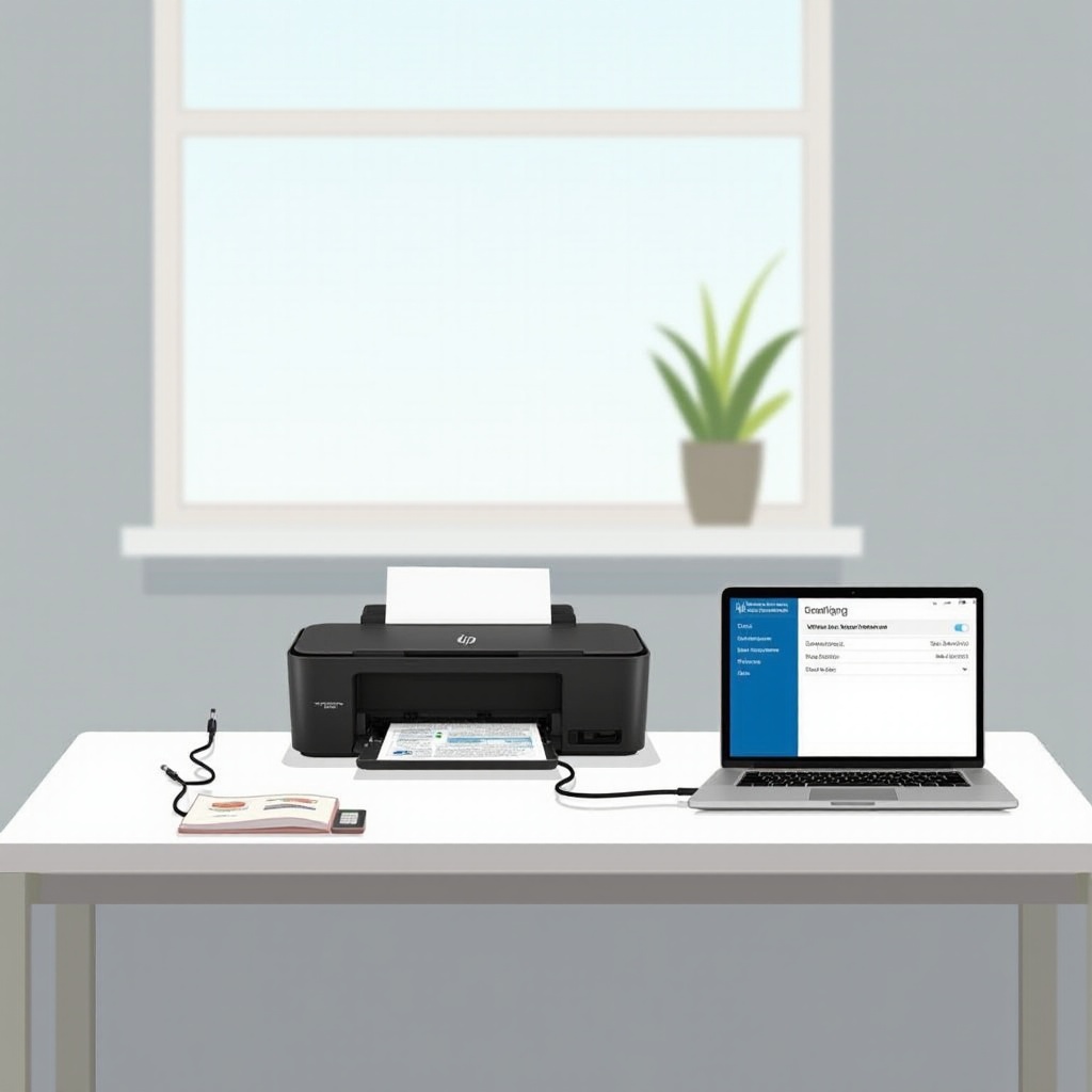 cara memasang printer nirkabel HP