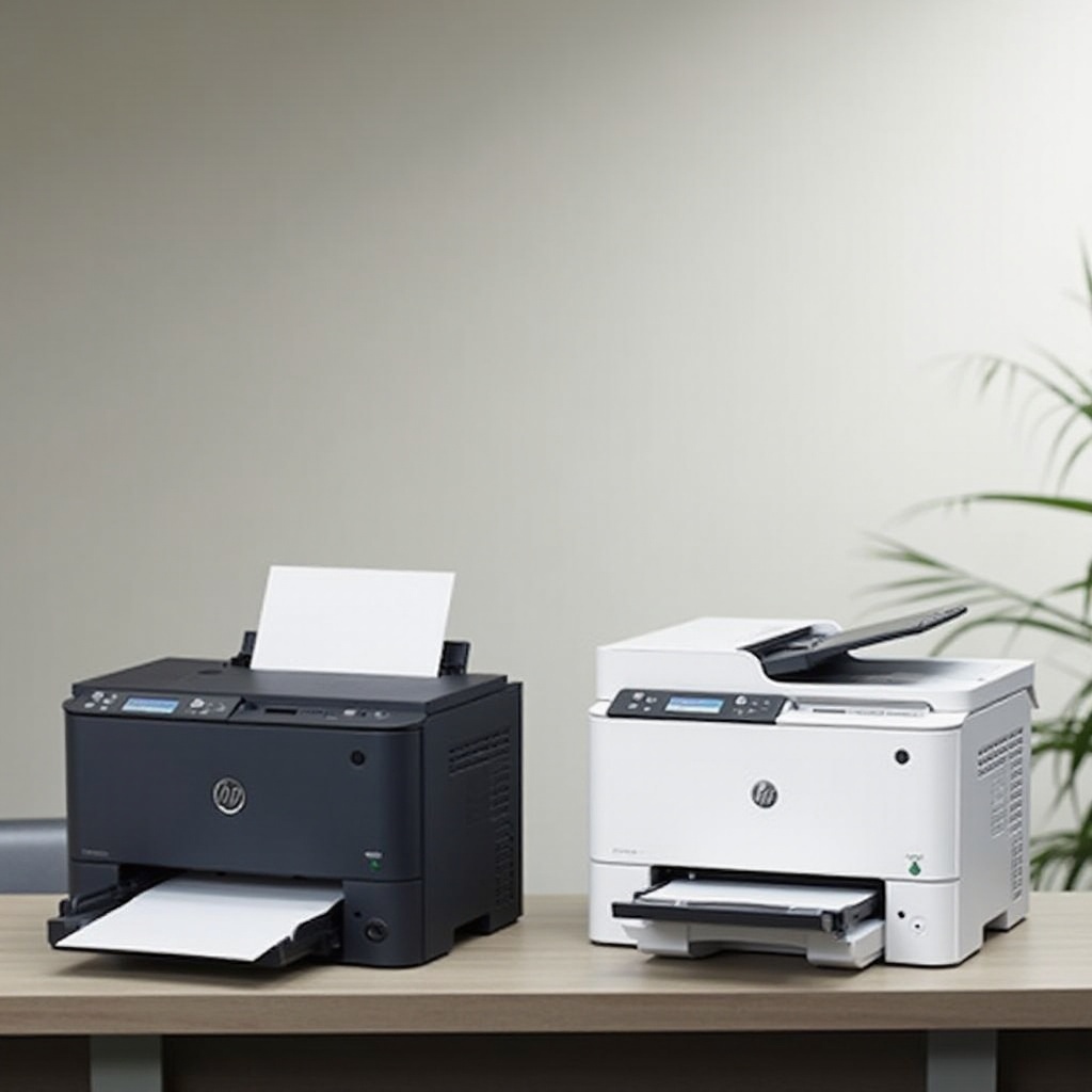 เครื่องพิมพ์เลเซอร์ hp เทียบกับ canon