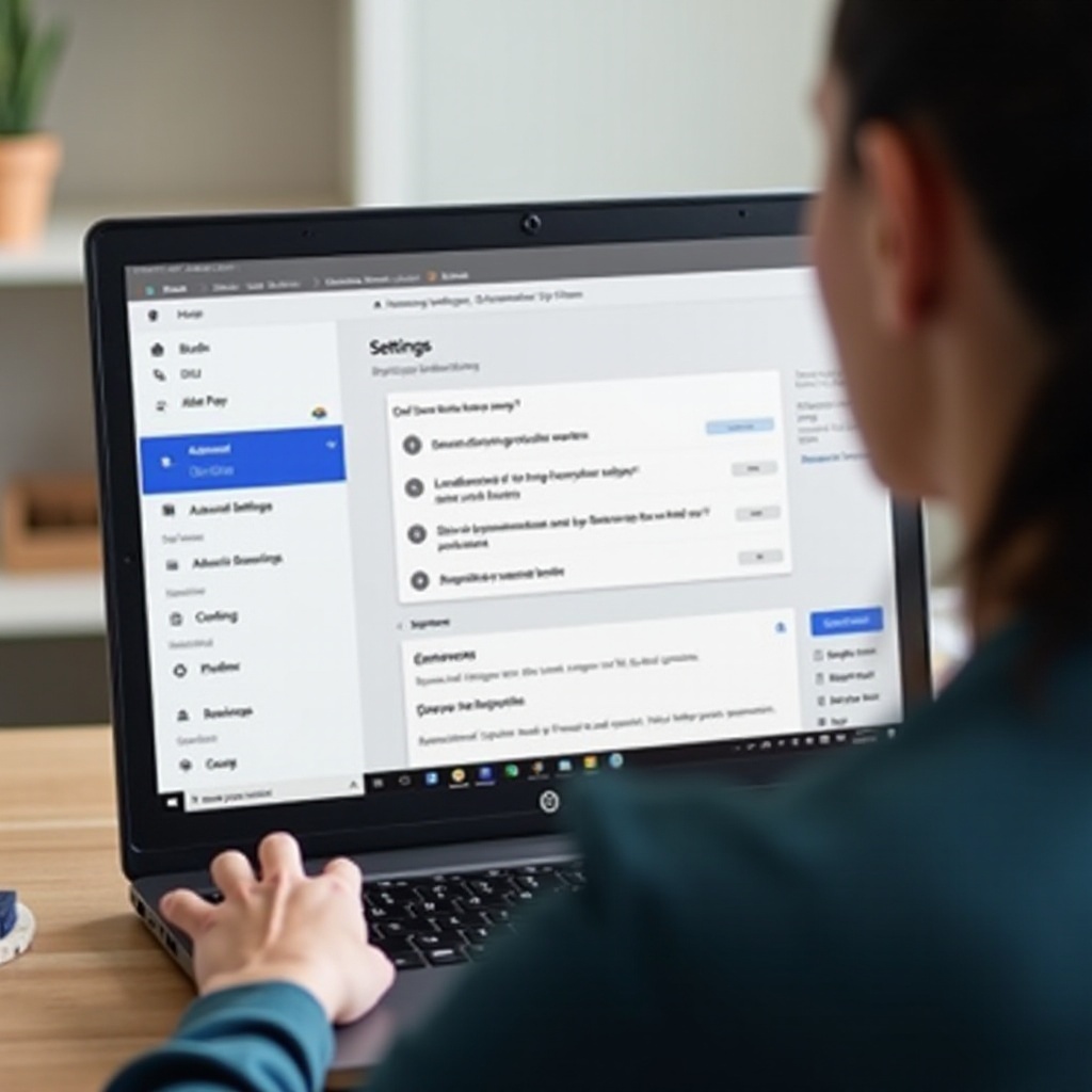 cara mereset suara di Chromebook