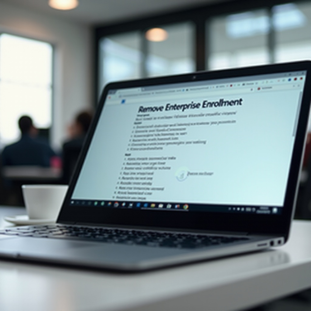 Chromebookの企業登録を解除する方法